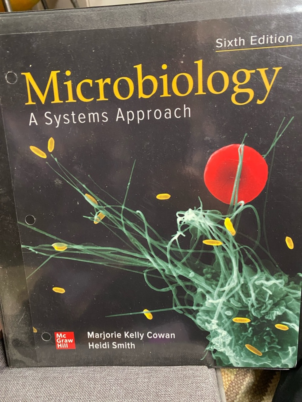 McGraw Hill Microbiology A Systems Approach – Black and Yellow Textbook